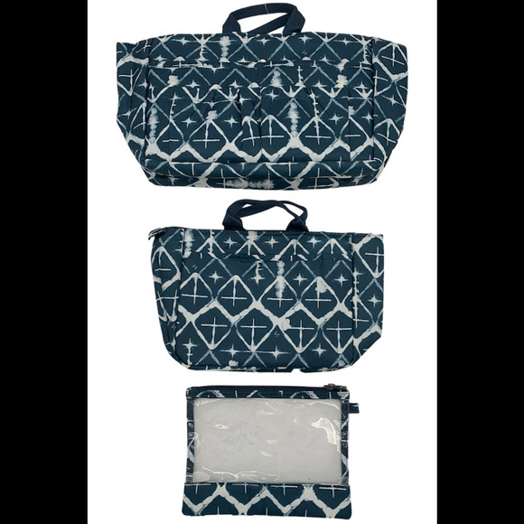 Lug Other - Lug Organizer Bags Chariot Diamond Navy - Set of 3